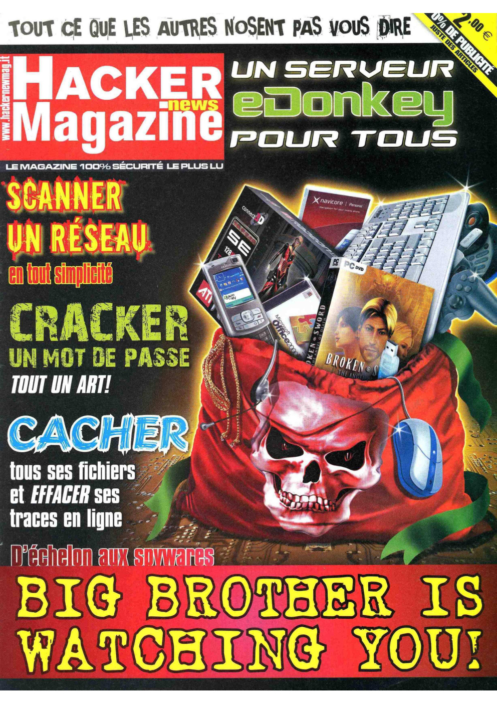 Première page de hackernewsmagazine numero22