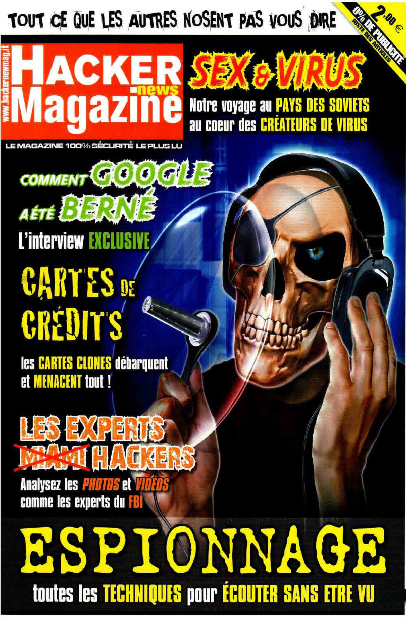 Première page de hackernewsmagazine numero23 02