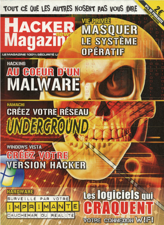Première page de hackernewsmagazine numero25