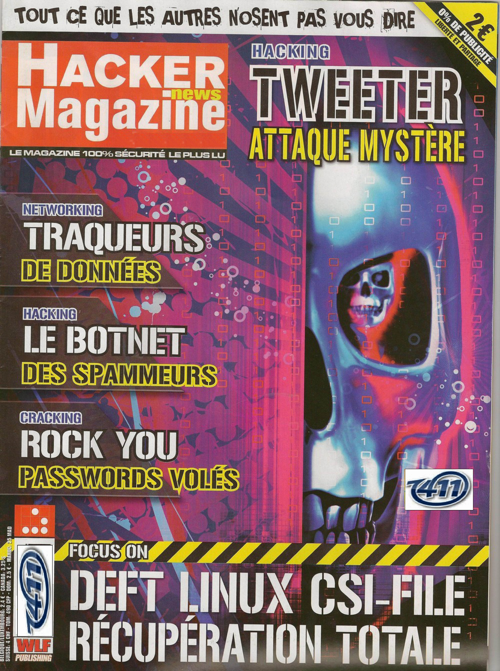 Première page de hackernewsmagazine numero31