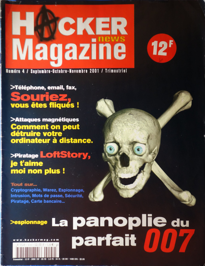 Première page de hackernewsmagazine numeroold04