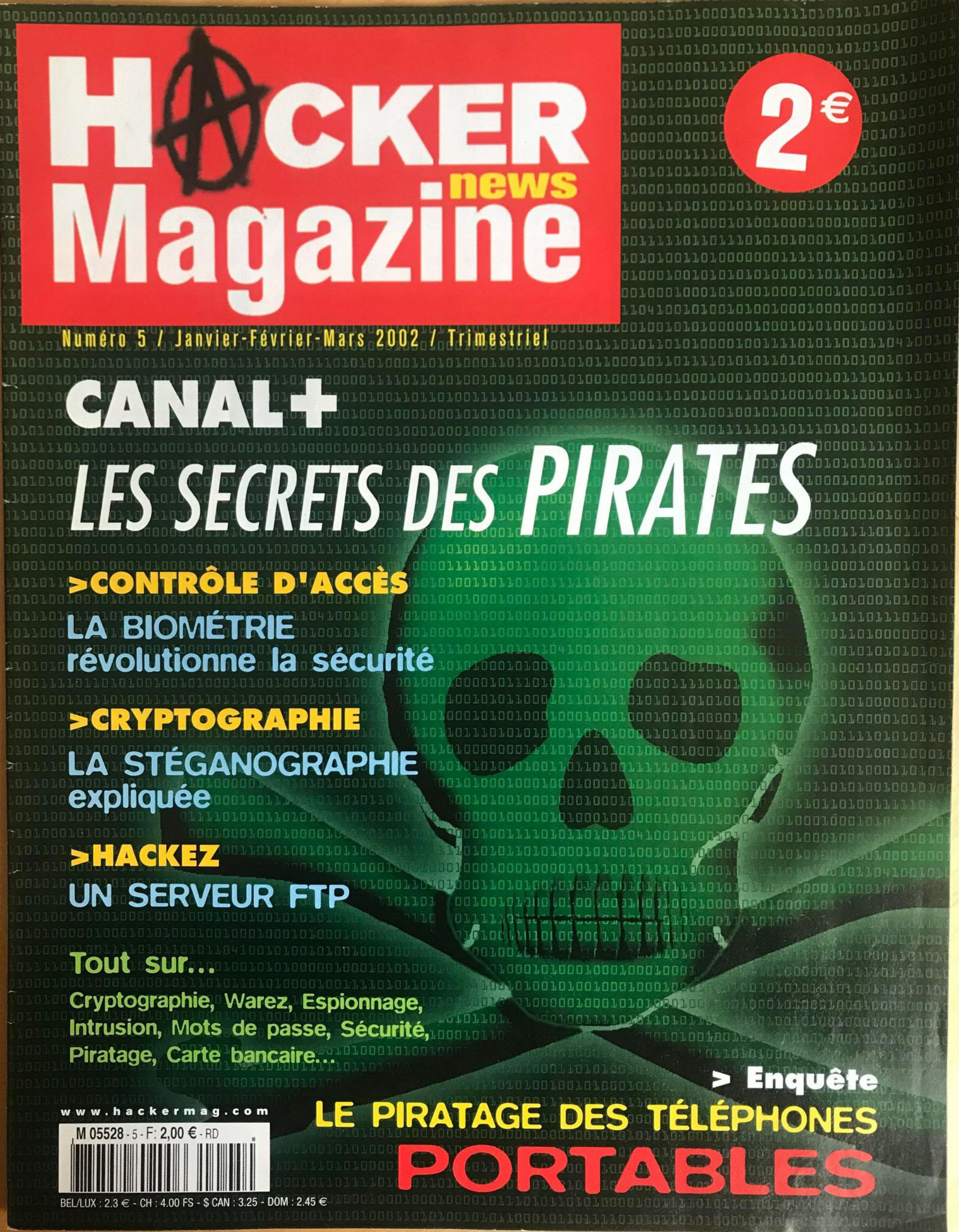 Première page de hackernewsmagazine numeroold05
