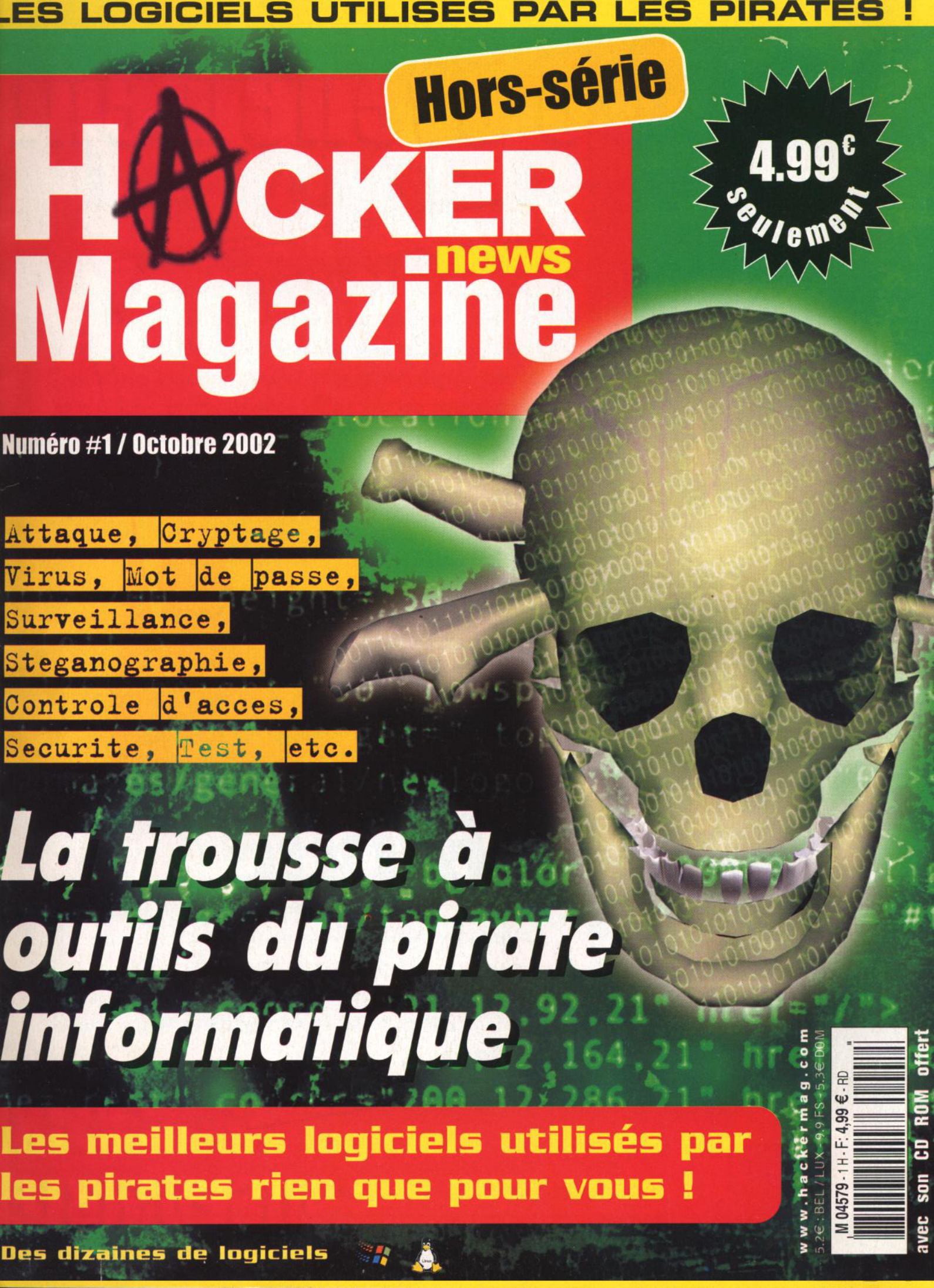 Première page de hackernewsmagazine numerooldhs1