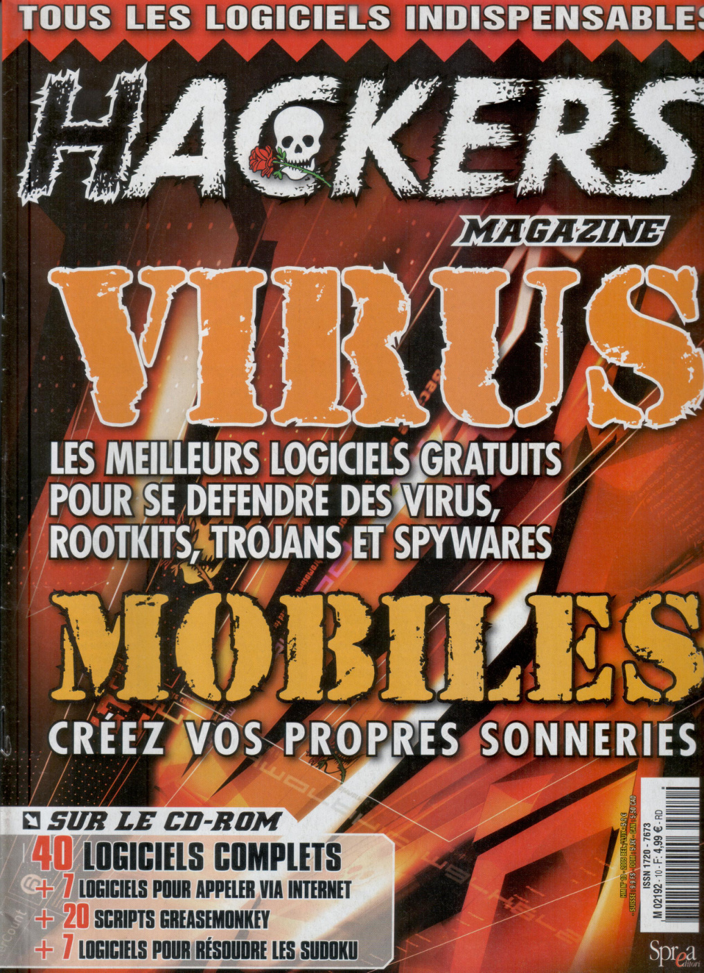 Première page de hackersmagazine numero10
