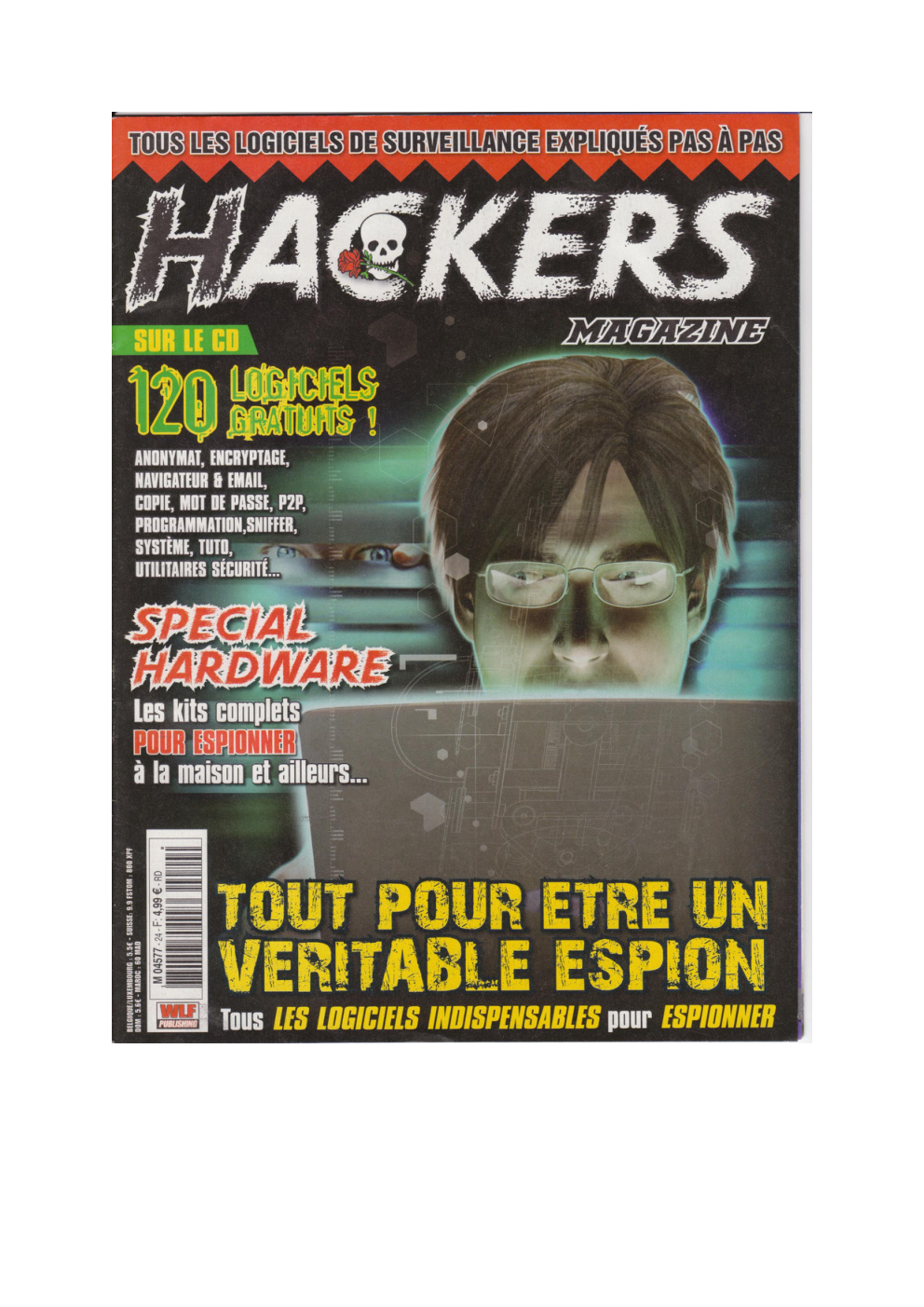 Première page de hackersmagazine numero24