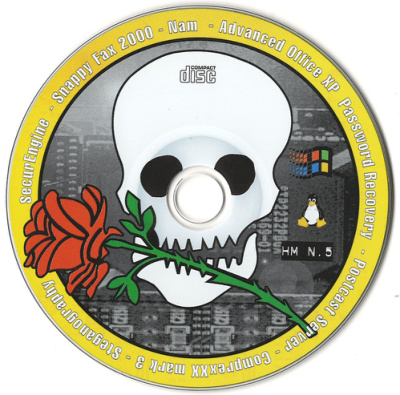 Première page de hackersmagazine numerocd05