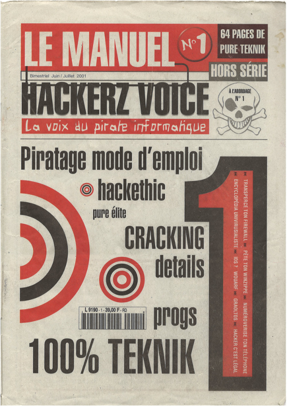 Première page de hackerzvoice numerohs01