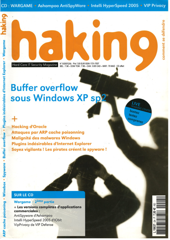 Première page de hackin9 numero05