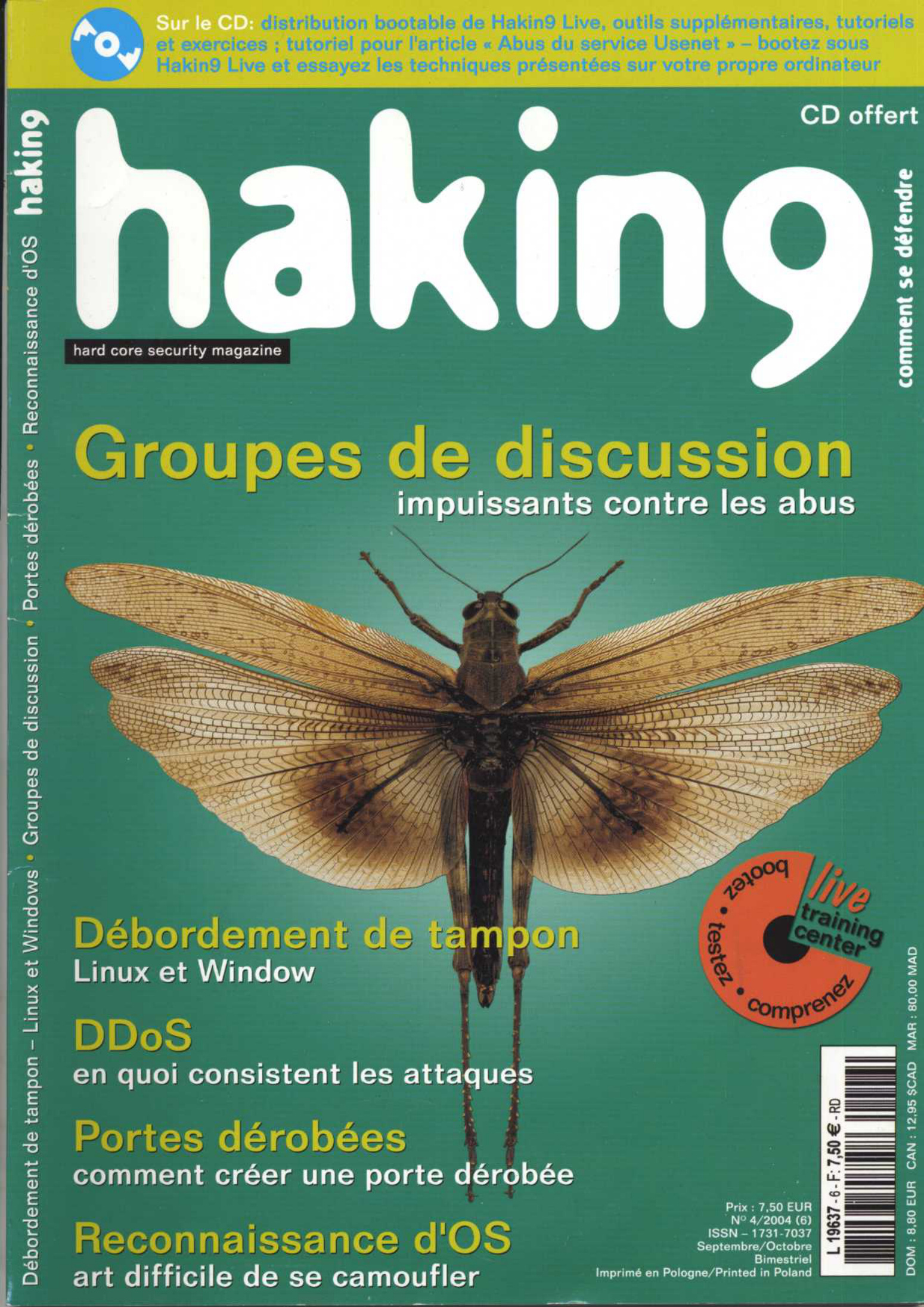 Première page de hackin9 numero06