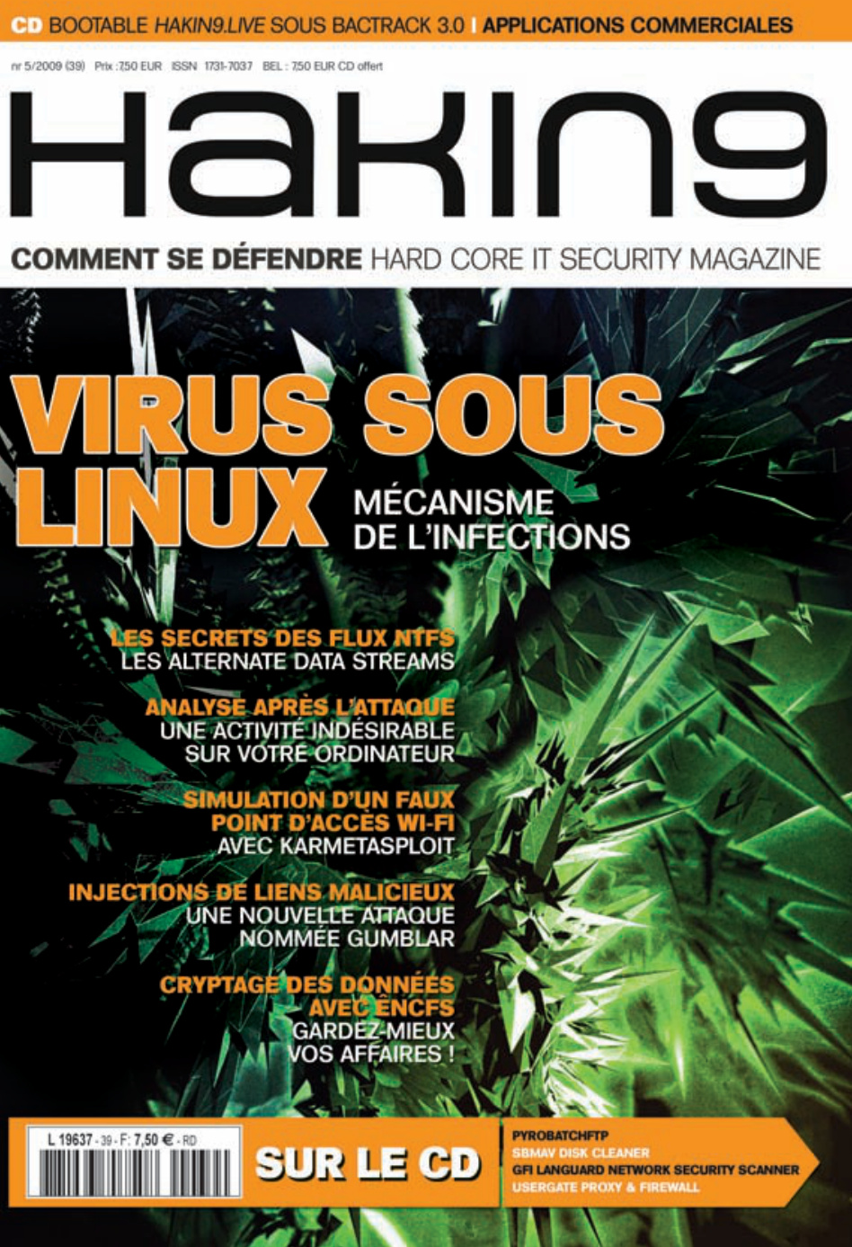 Première page de hackin9 numero39