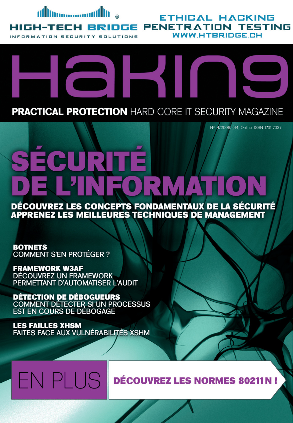 Première page de hackin9 numero44