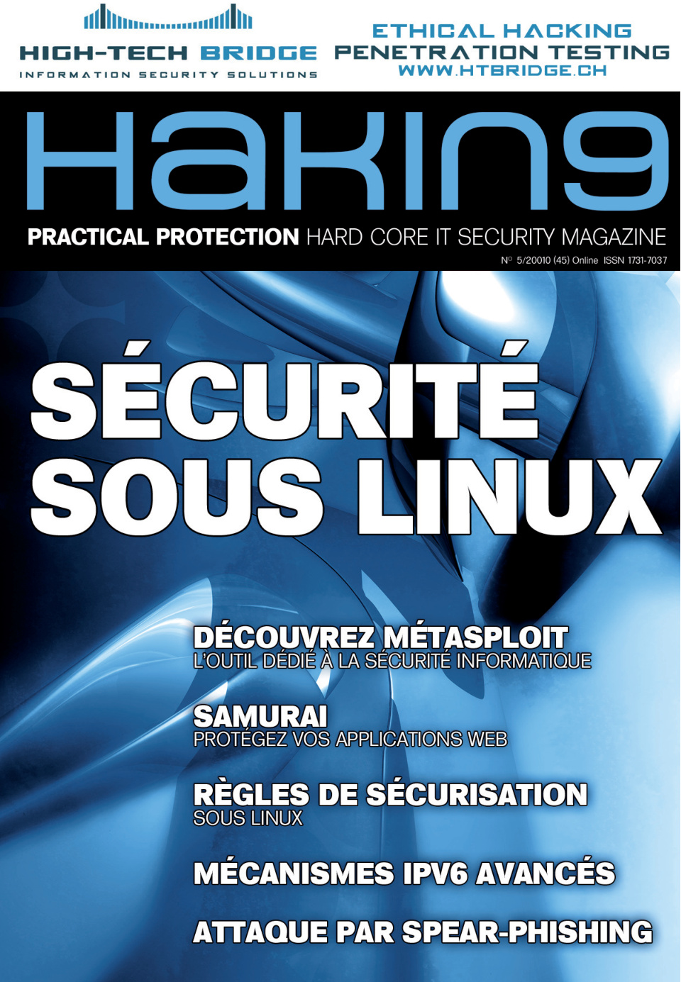 Première page de hackin9 numero45