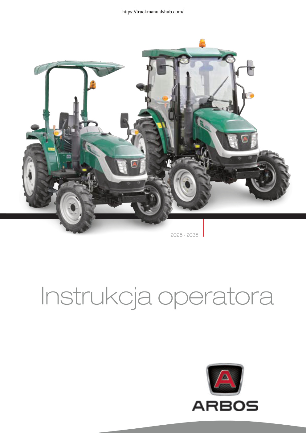 Première page de INstrukcja operatora