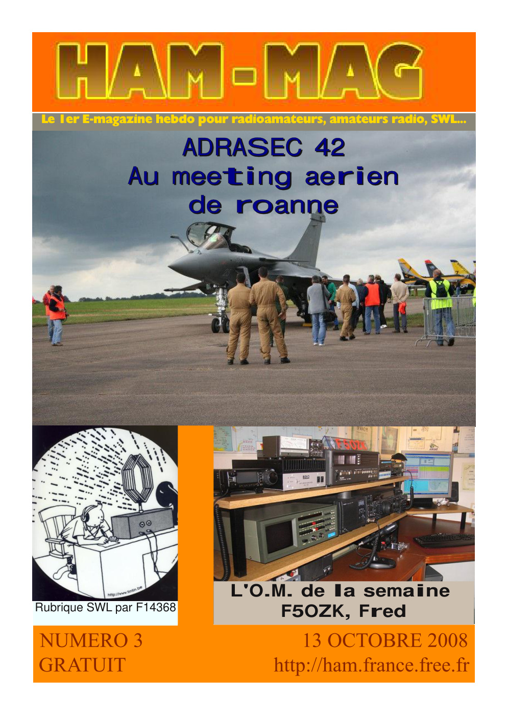 Première page de hammag numero03