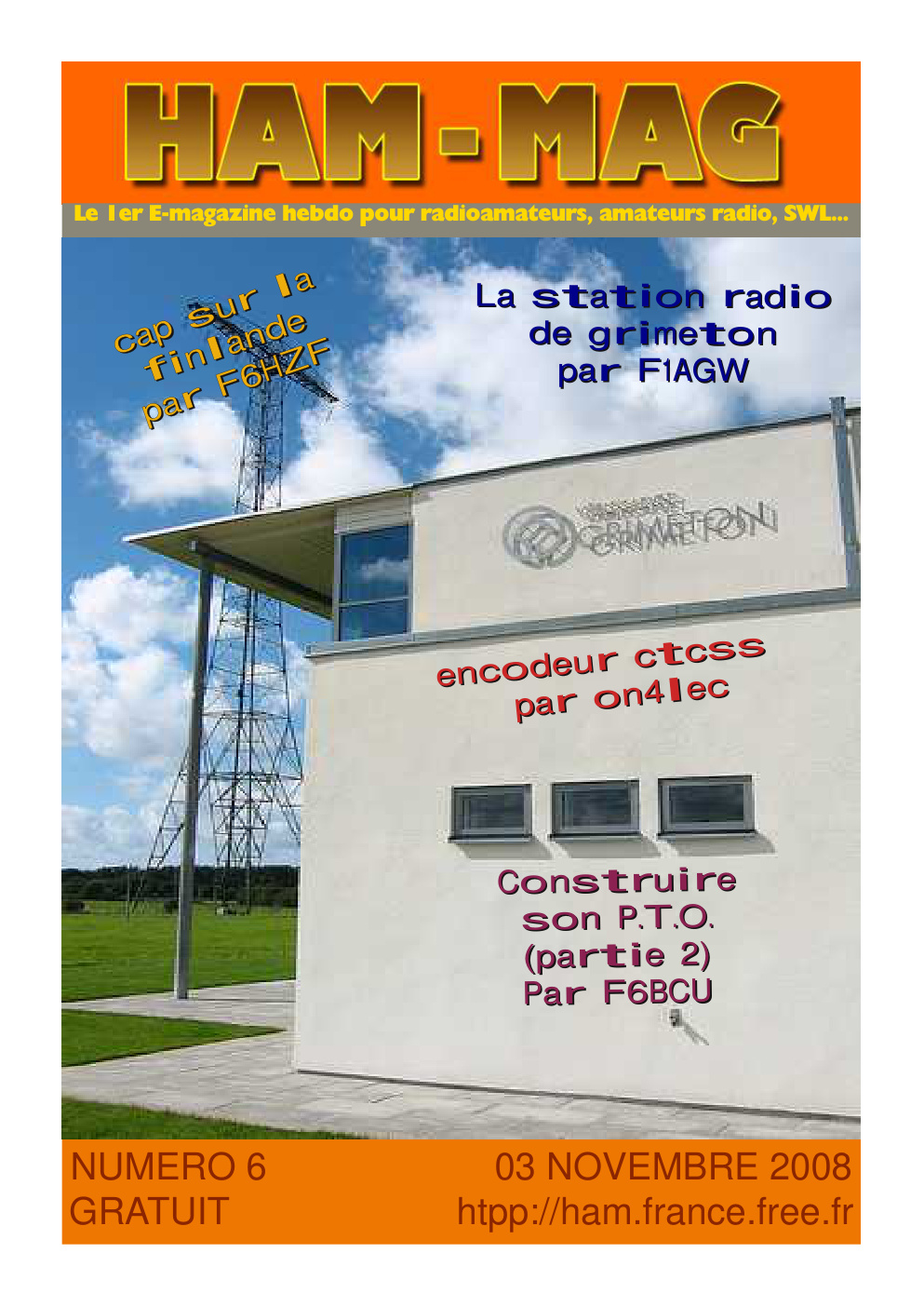Première page de hammag numero06