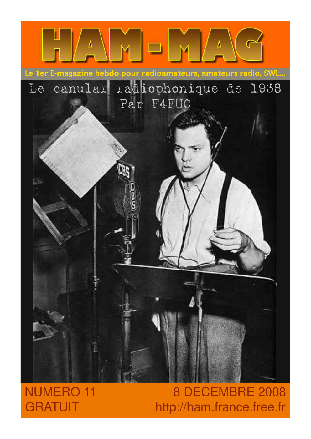 Première page de hammag numero11