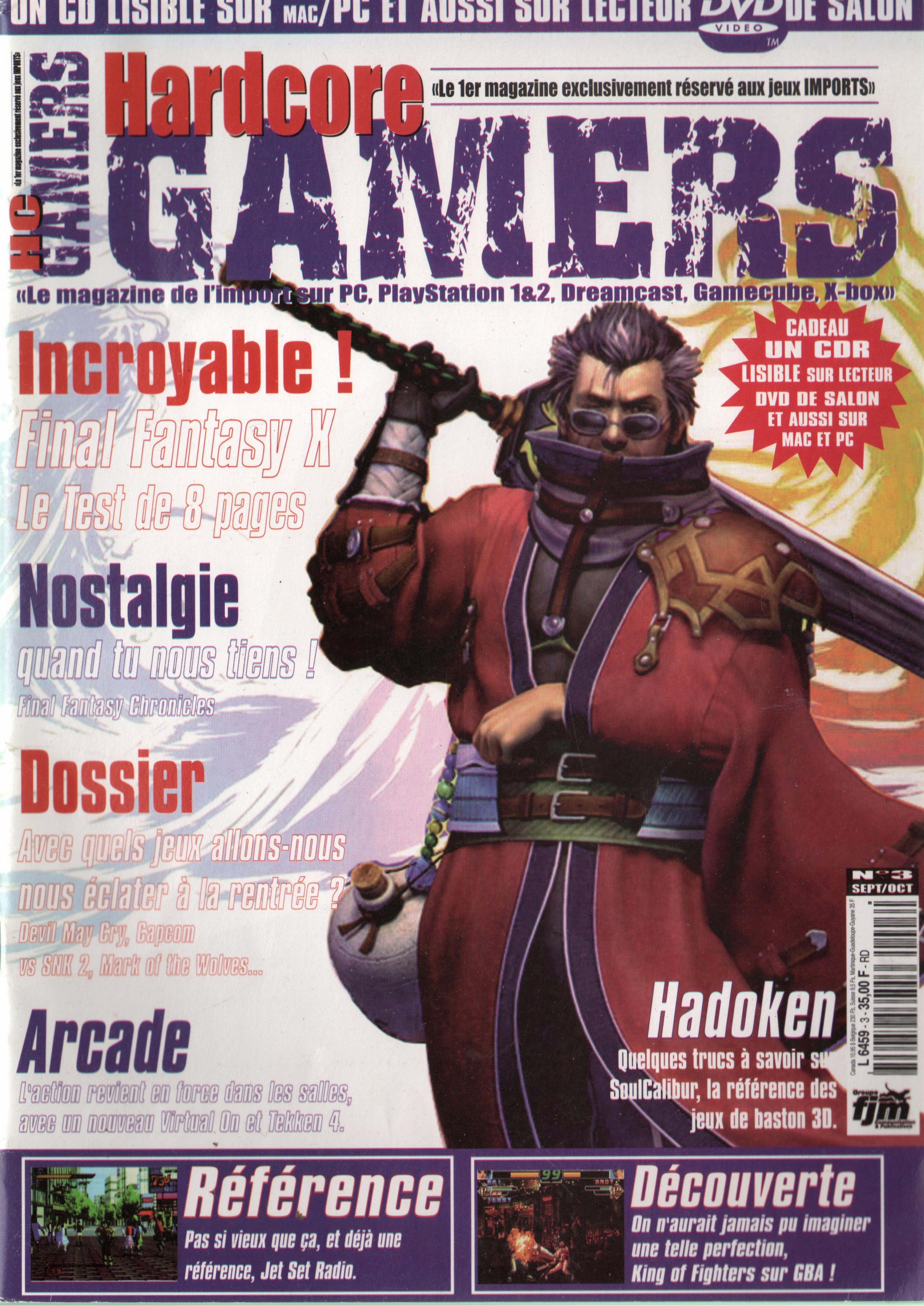 Première page de hardcoregamers numero03