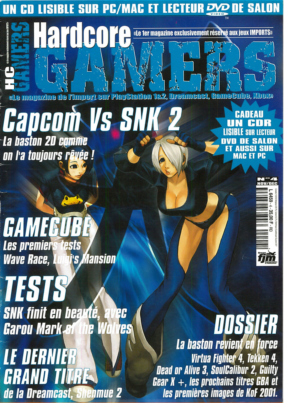 Première page de hardcoregamers numero04