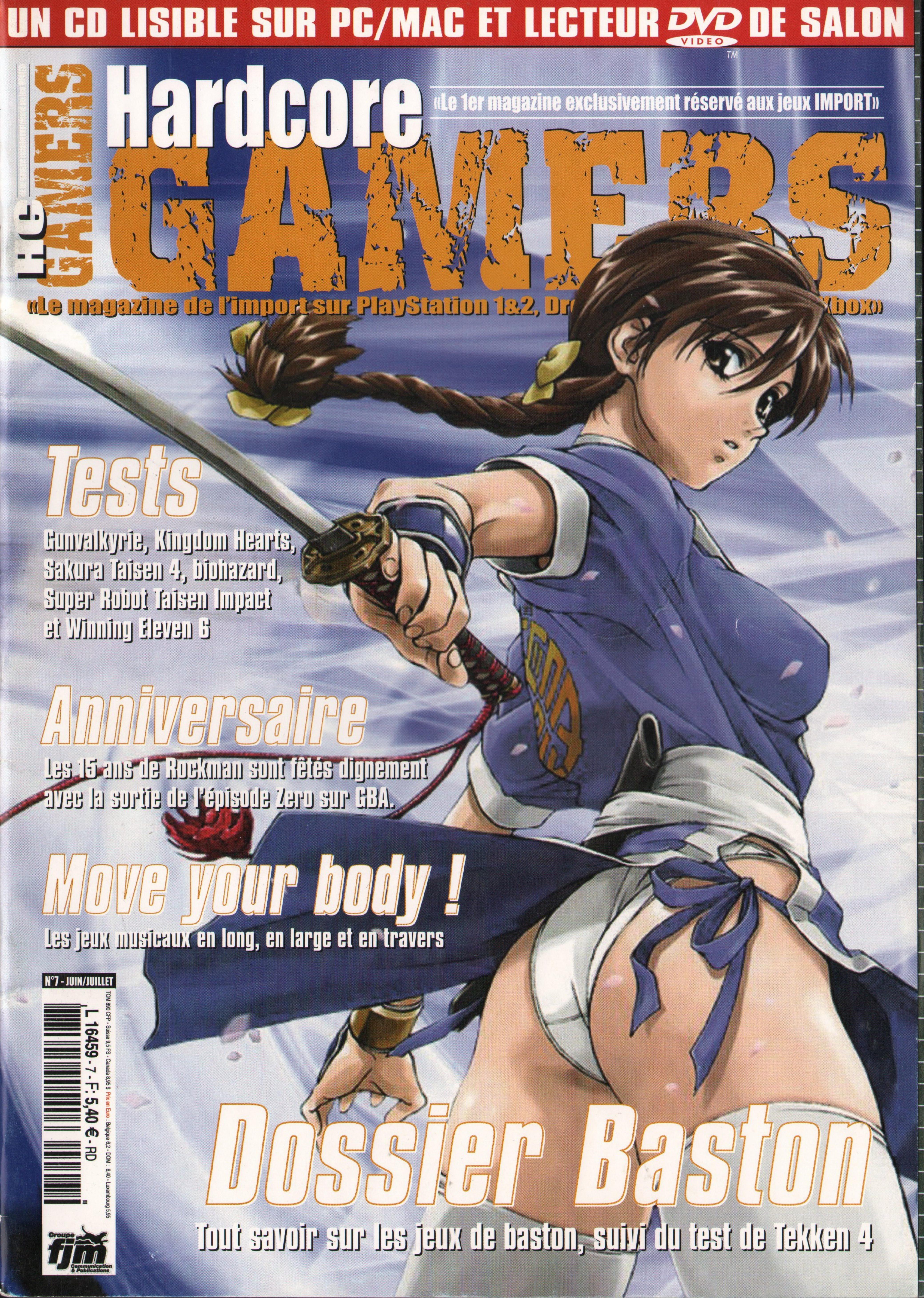 Première page de hardcoregamers numero07