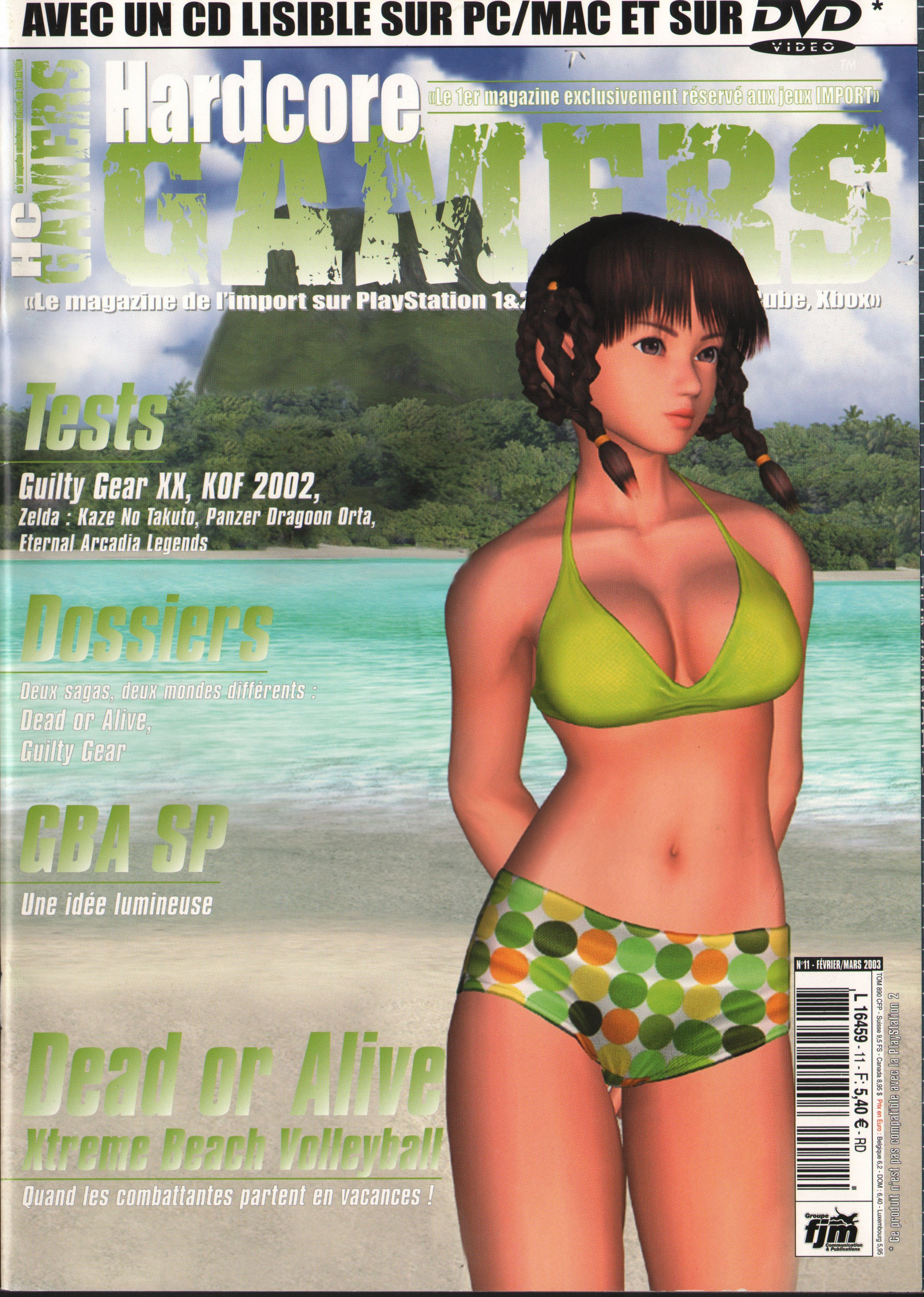 Première page de hardcoregamers numero11