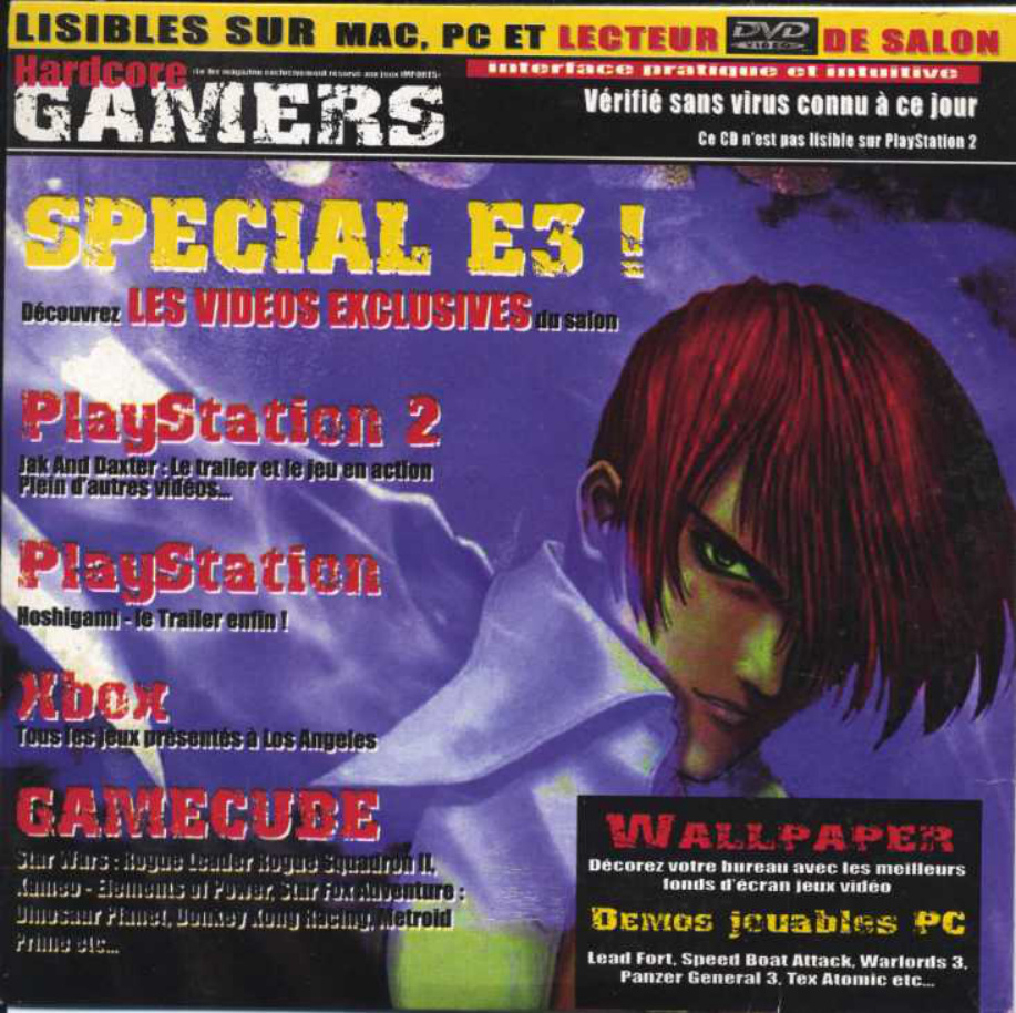 Première page de hardcoregamers numerocd02
