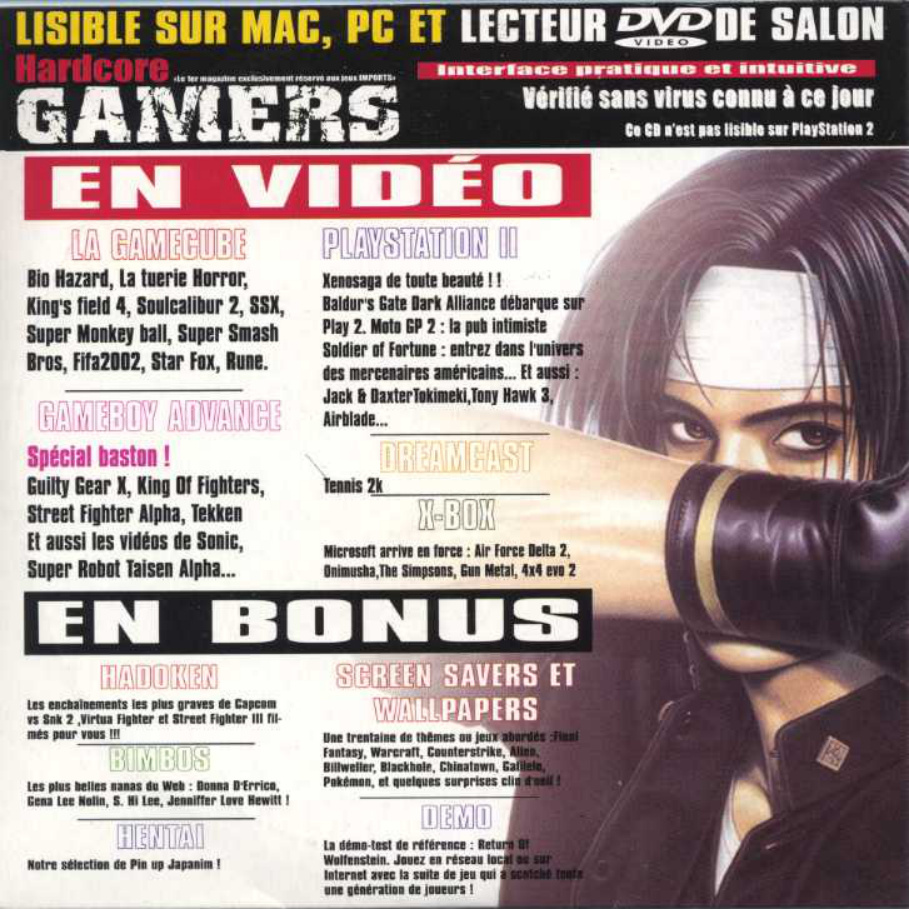 Première page de hardcoregamers numerocd04