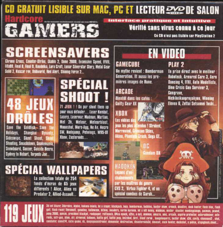 Première page de hardcoregamers numerocd07