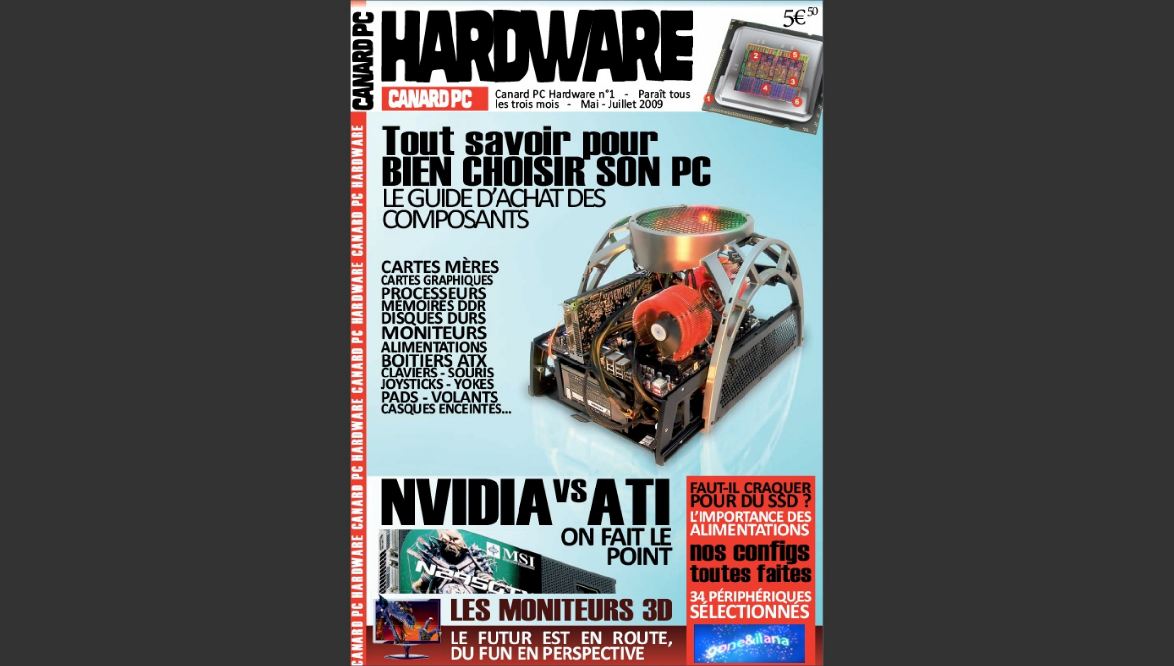 Première page de hardwarecanardpc numero001 02