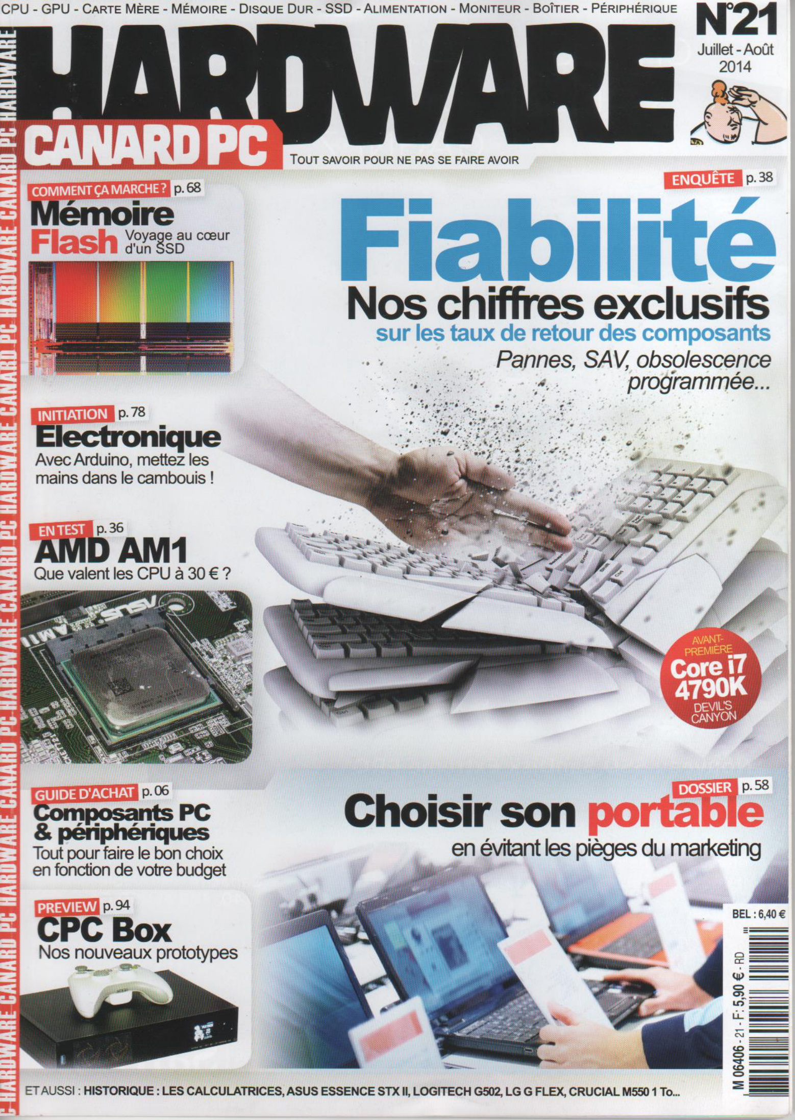 Première page de hardwarecanardpc numero021 02