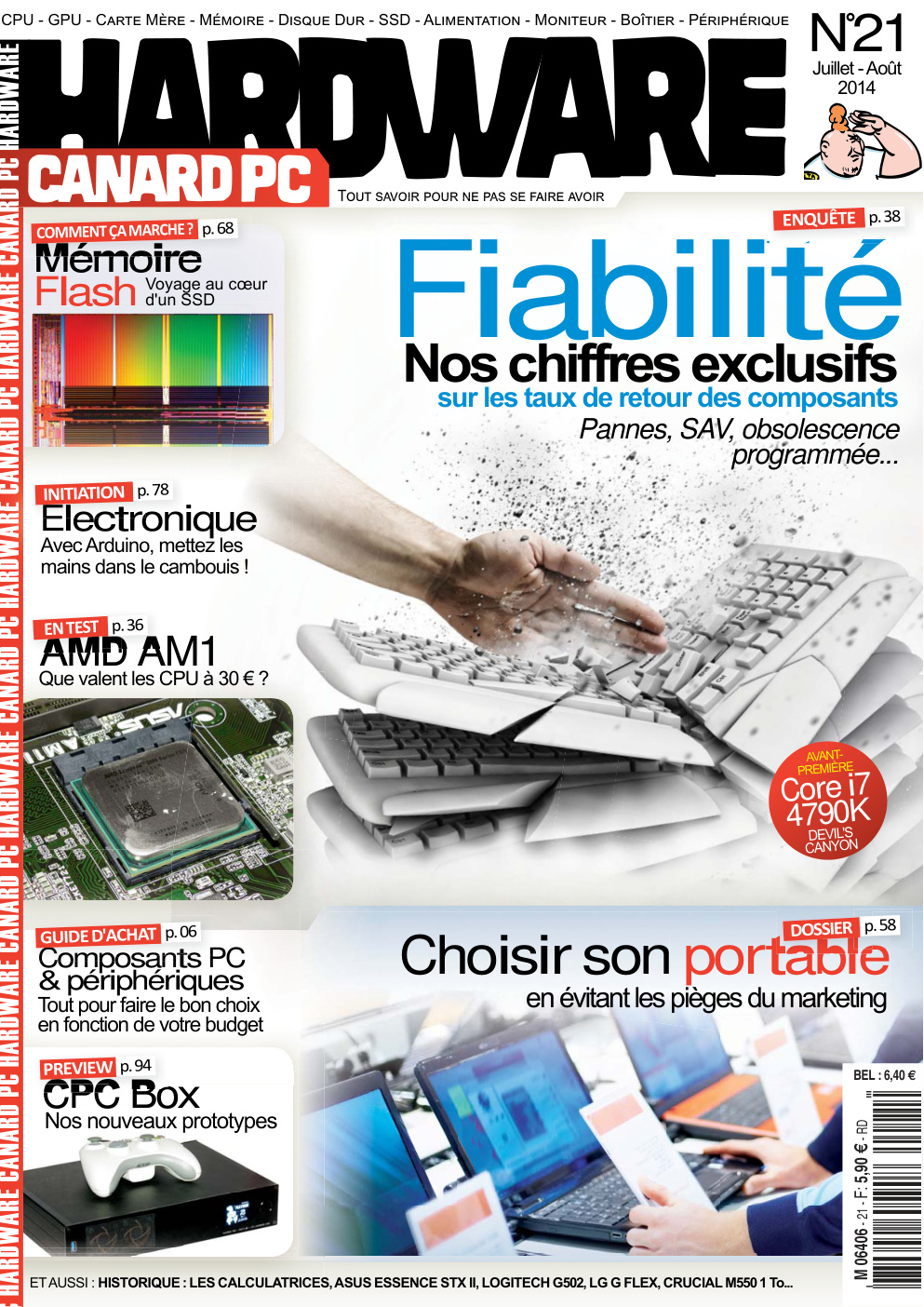 Première page de hardwarecanardpc numero021 03