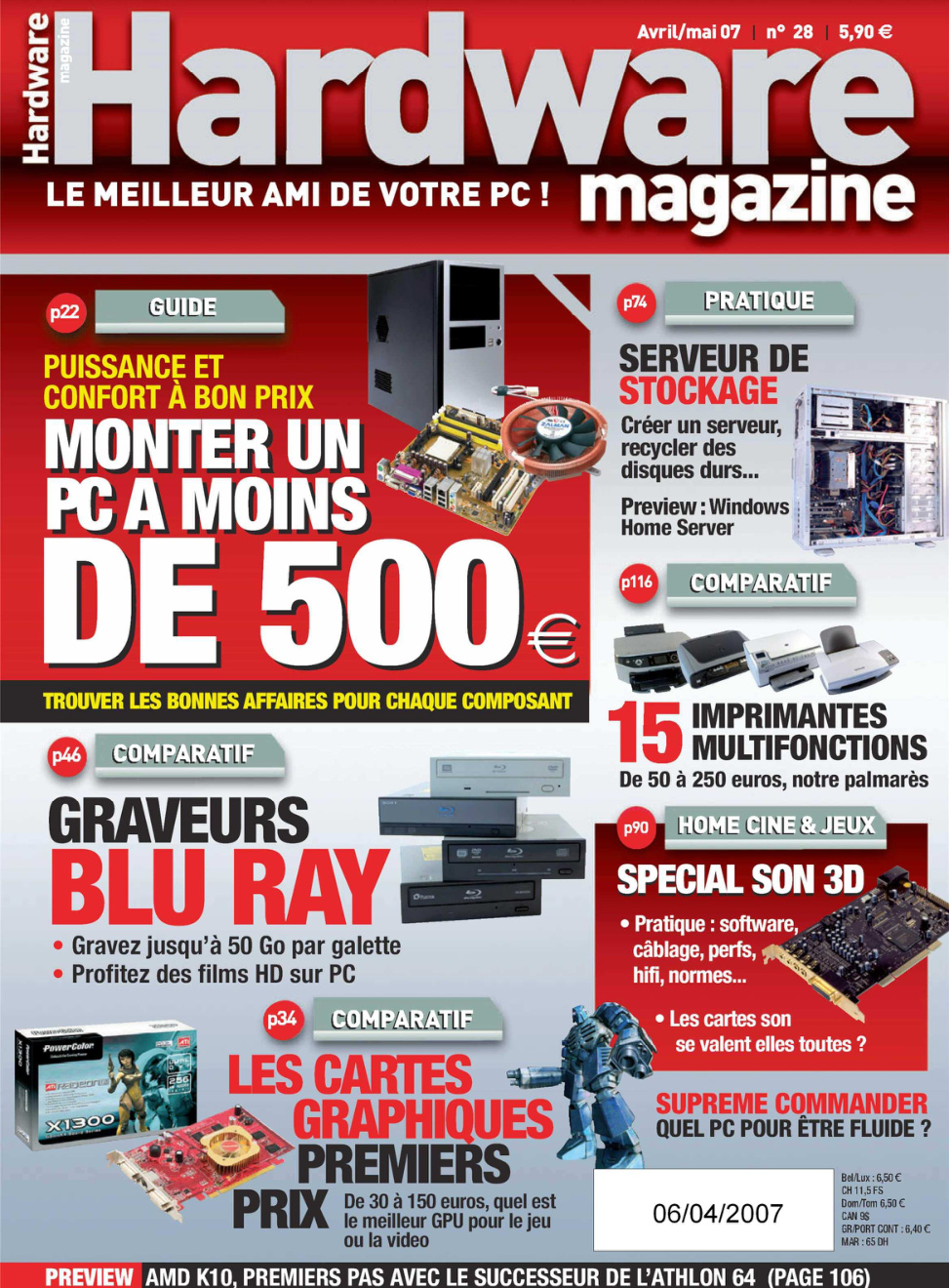 Première page de hardwaremagazine numero028