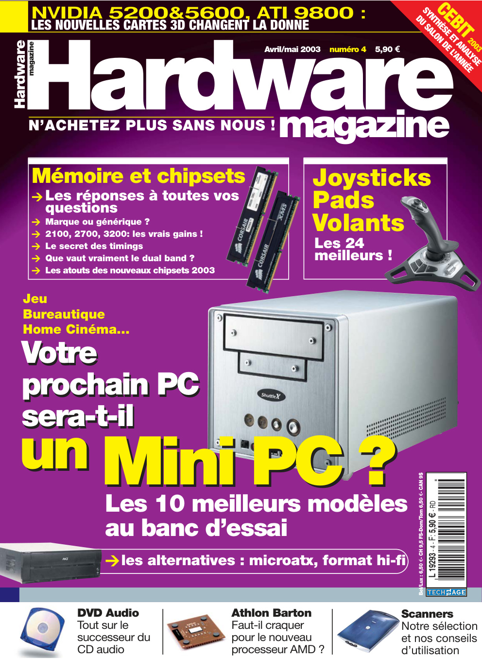 Première page de hardwaremagazine numero04