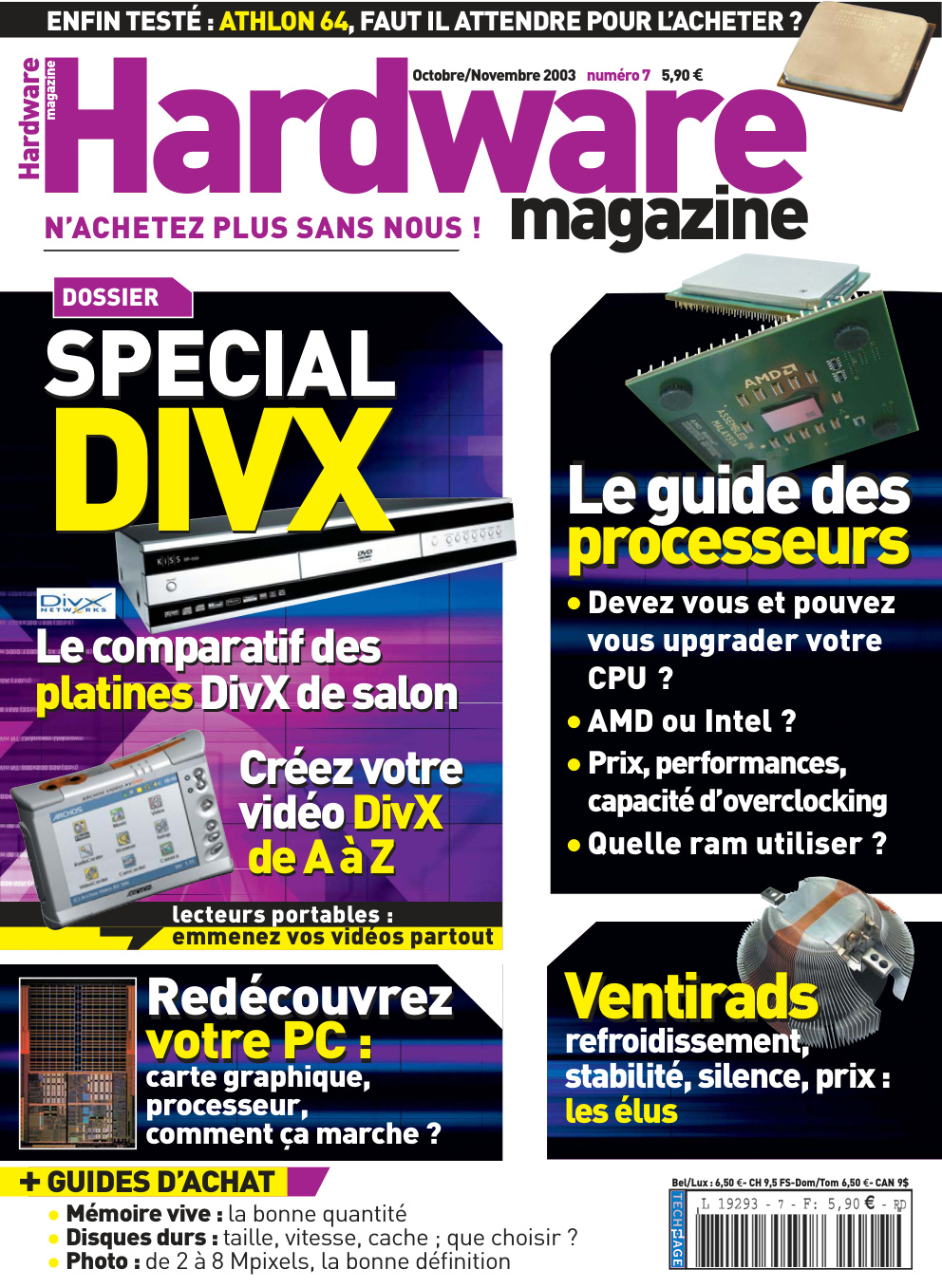 Première page de hardwaremagazine numero07