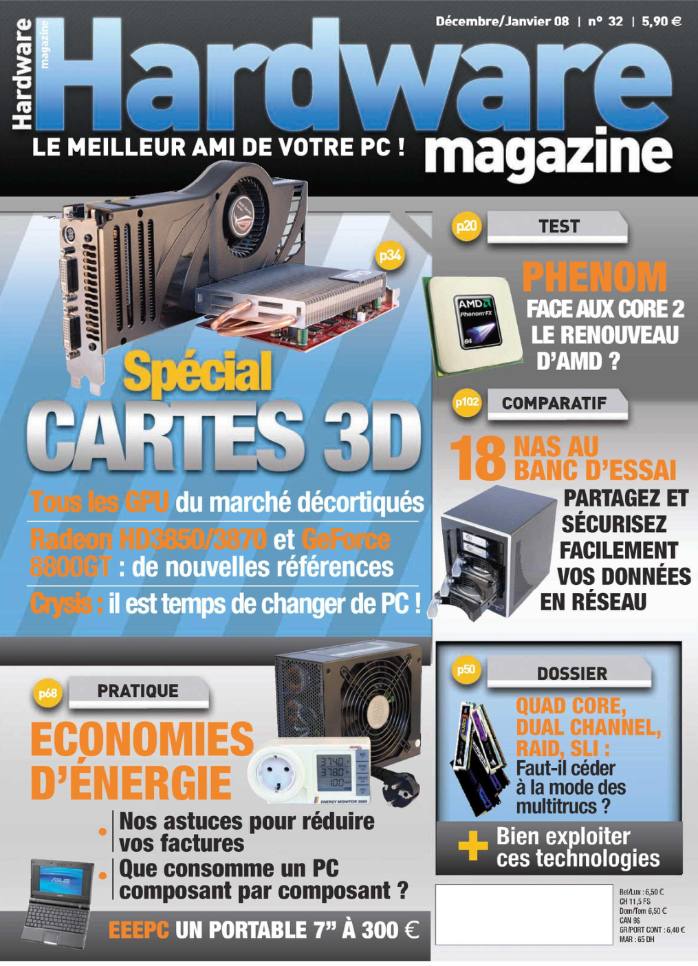 Première page de hardwaremagazine numero32