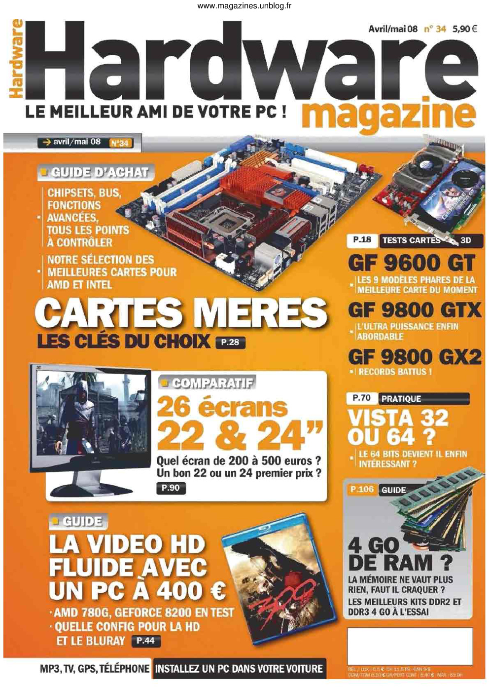 Première page de hardwaremagazine numero34