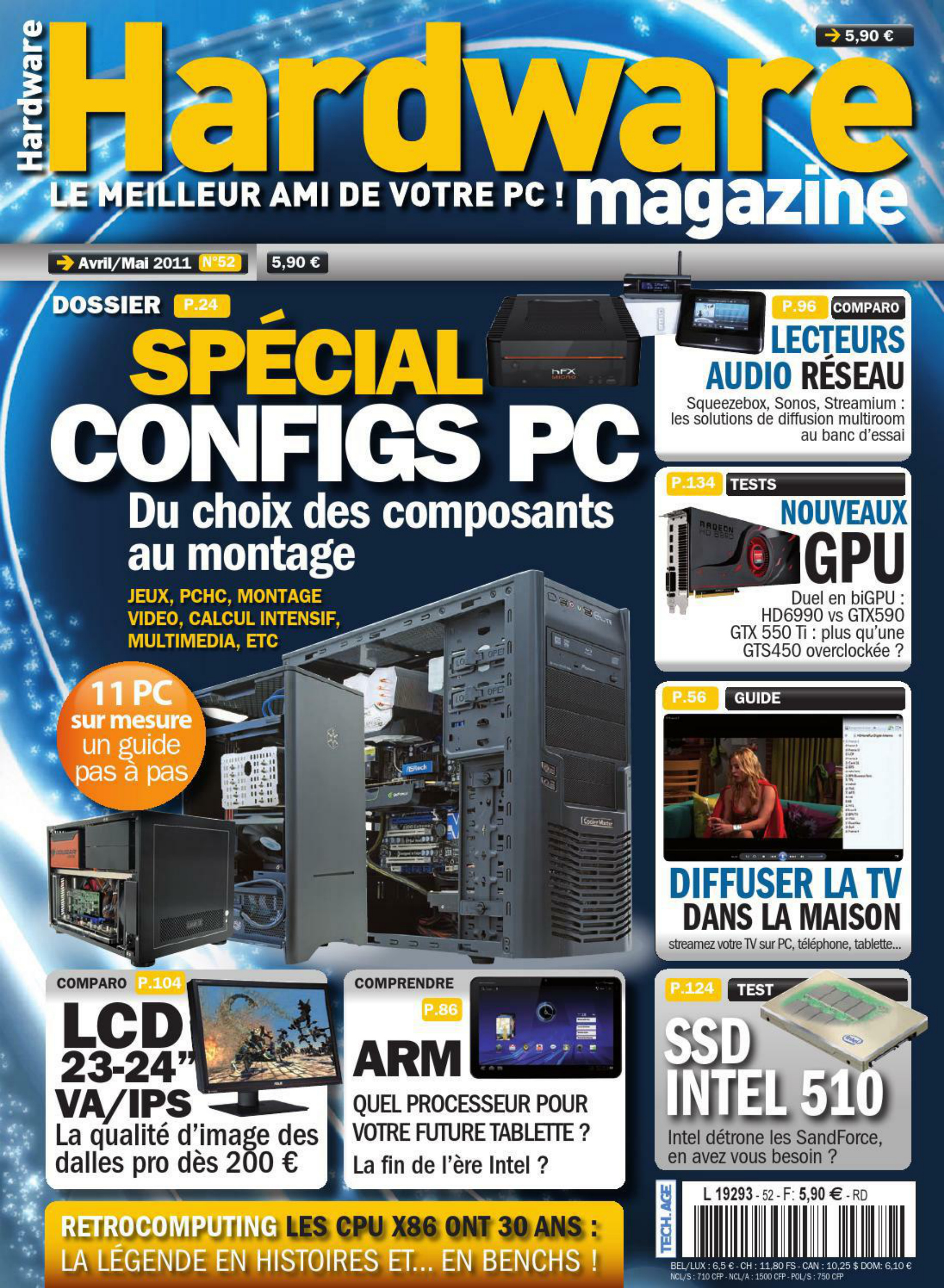 Première page de hardwaremagazine numero52