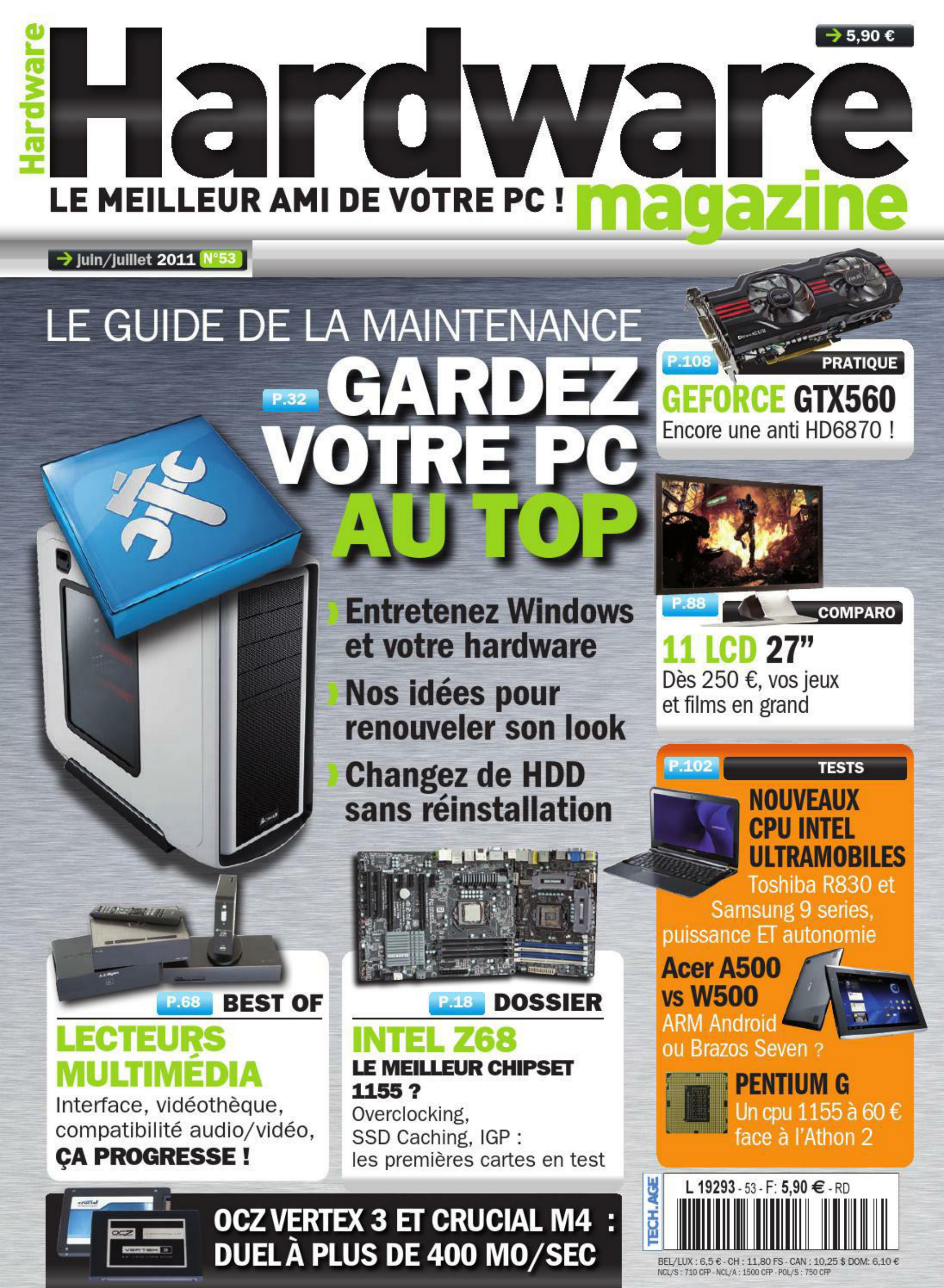 Première page de hardwaremagazine numero53