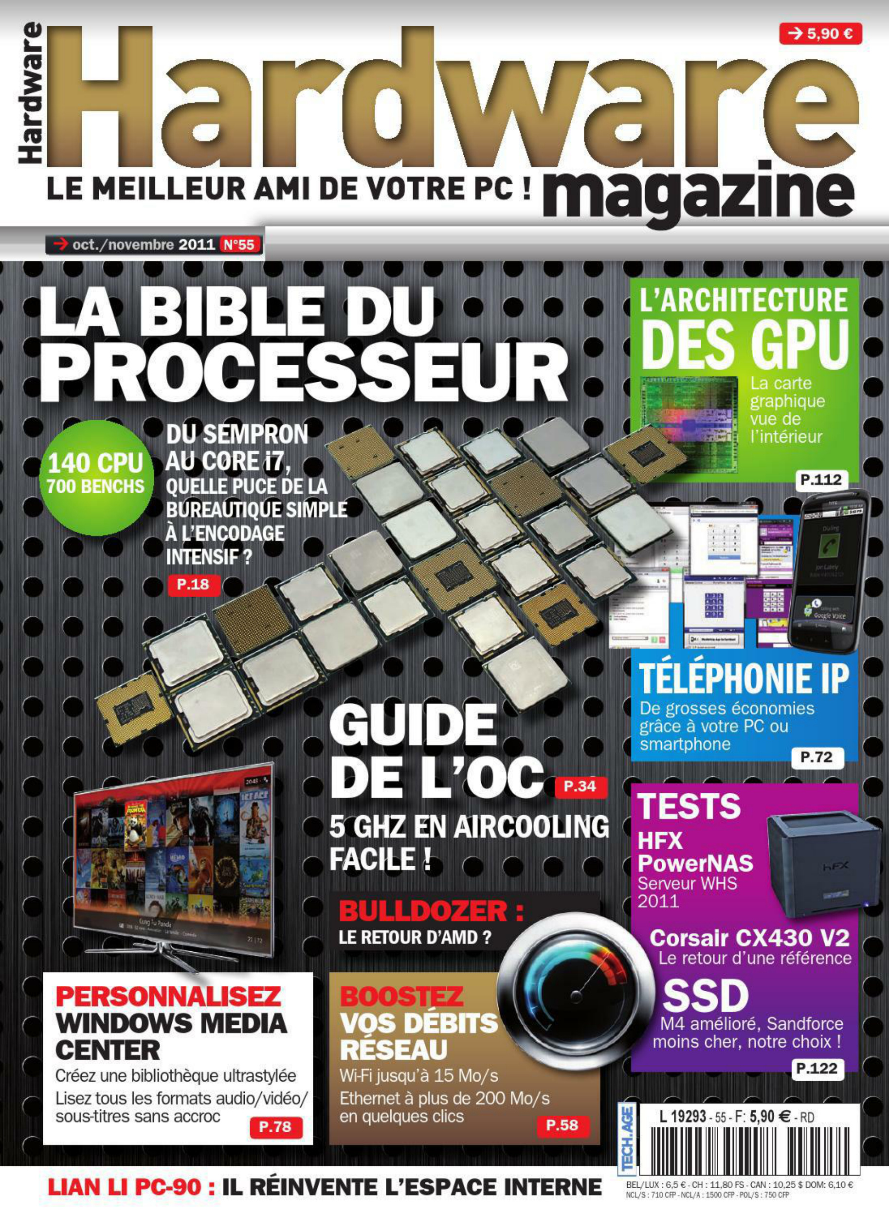 Première page de hardwaremagazine numero55