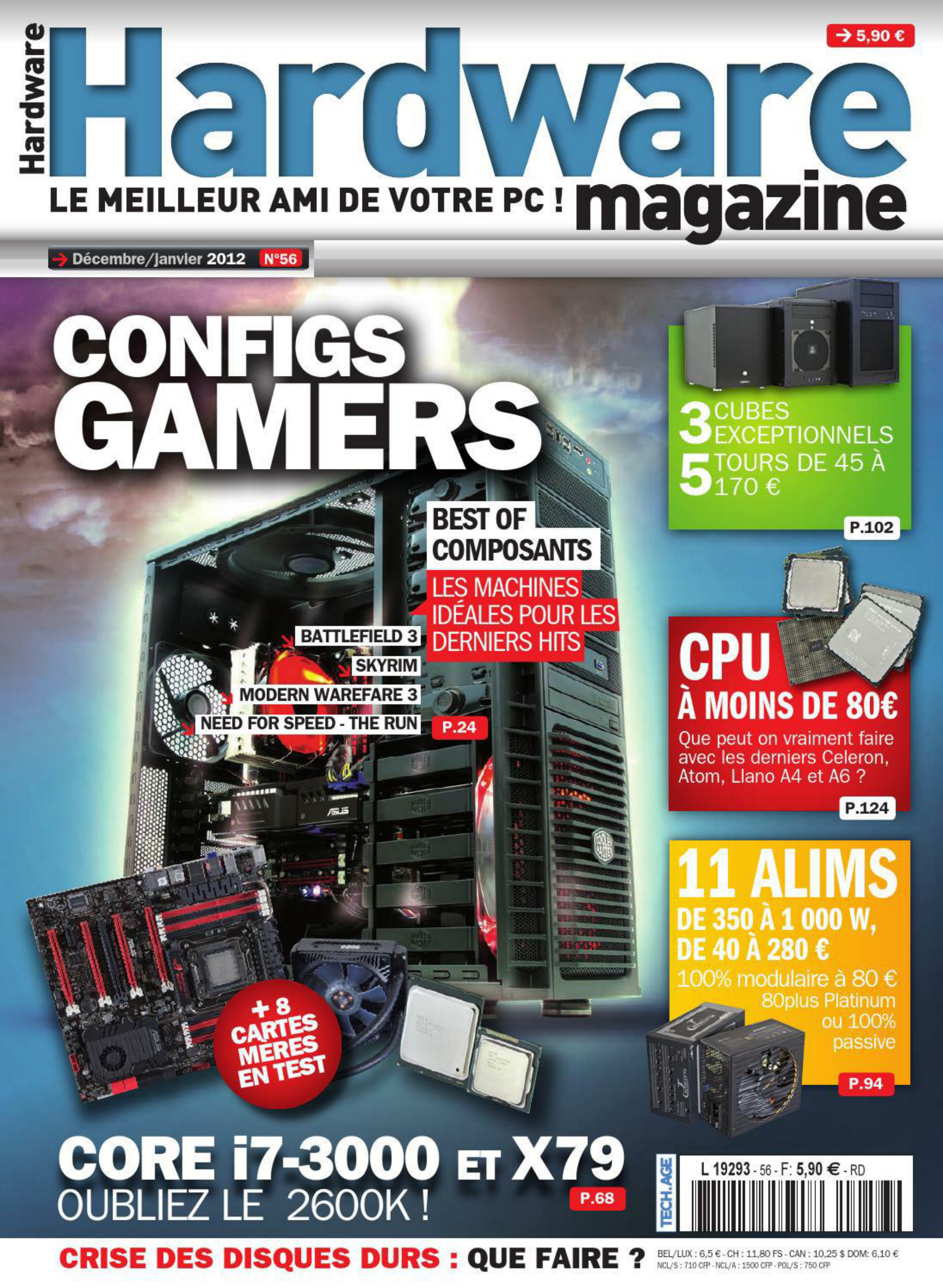 Première page de hardwaremagazine numero56