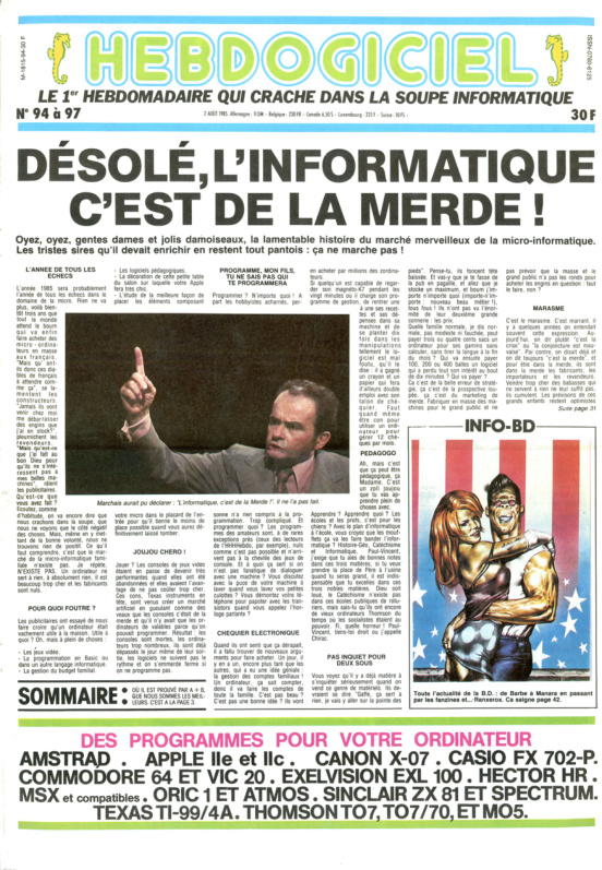 Première page de hebdogiciel numero094