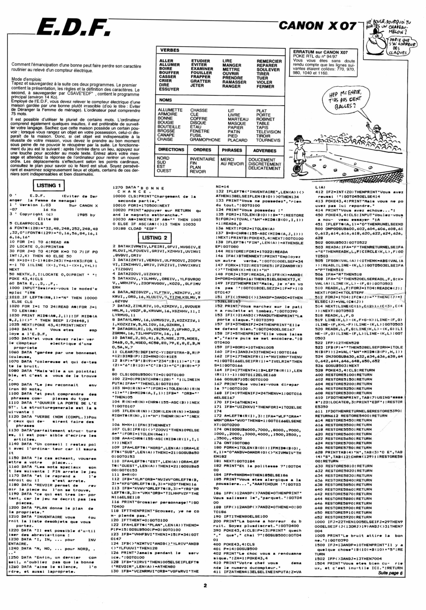Première page de hebdogiciel numero099