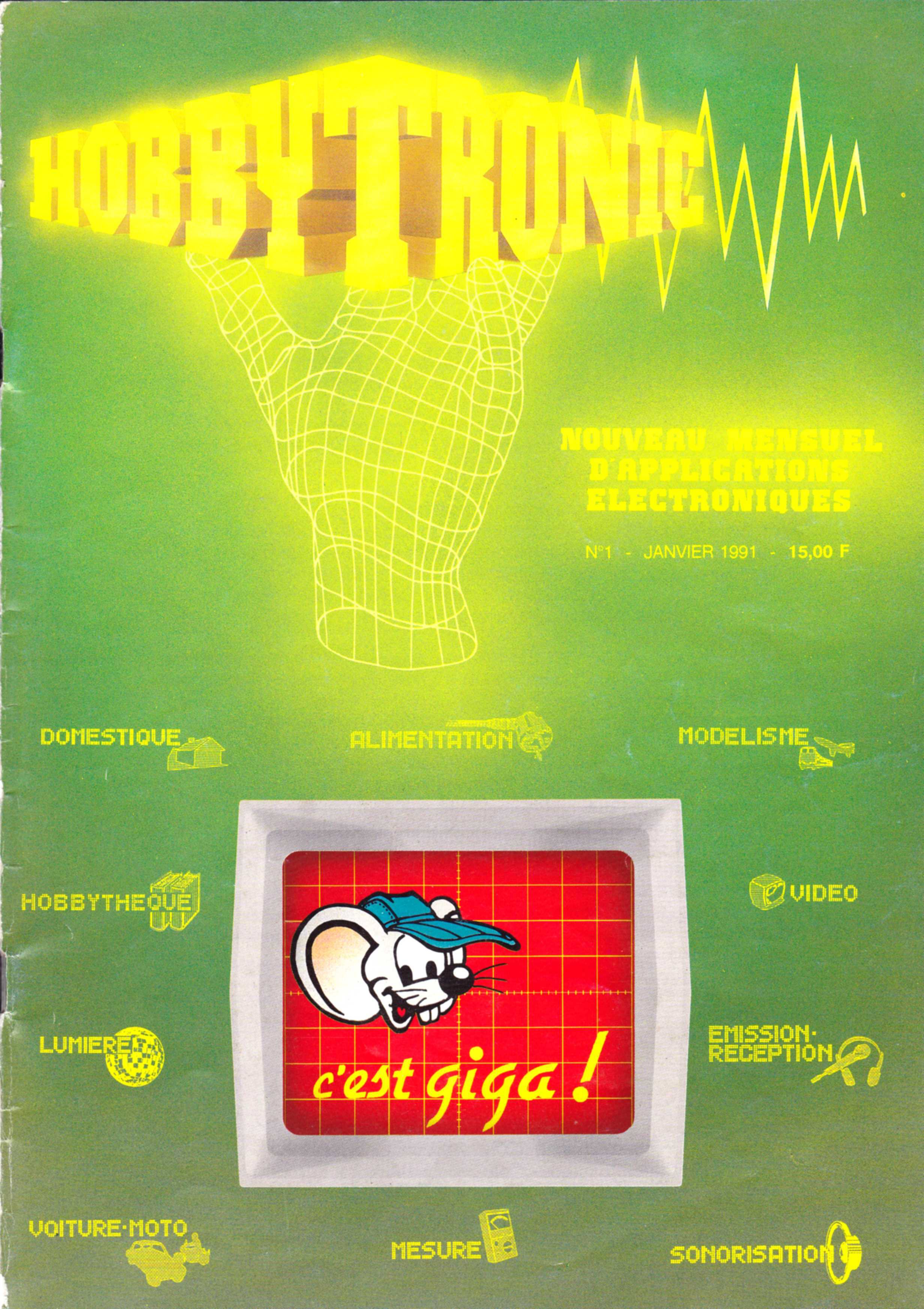 Première page de hobbytronic numero01