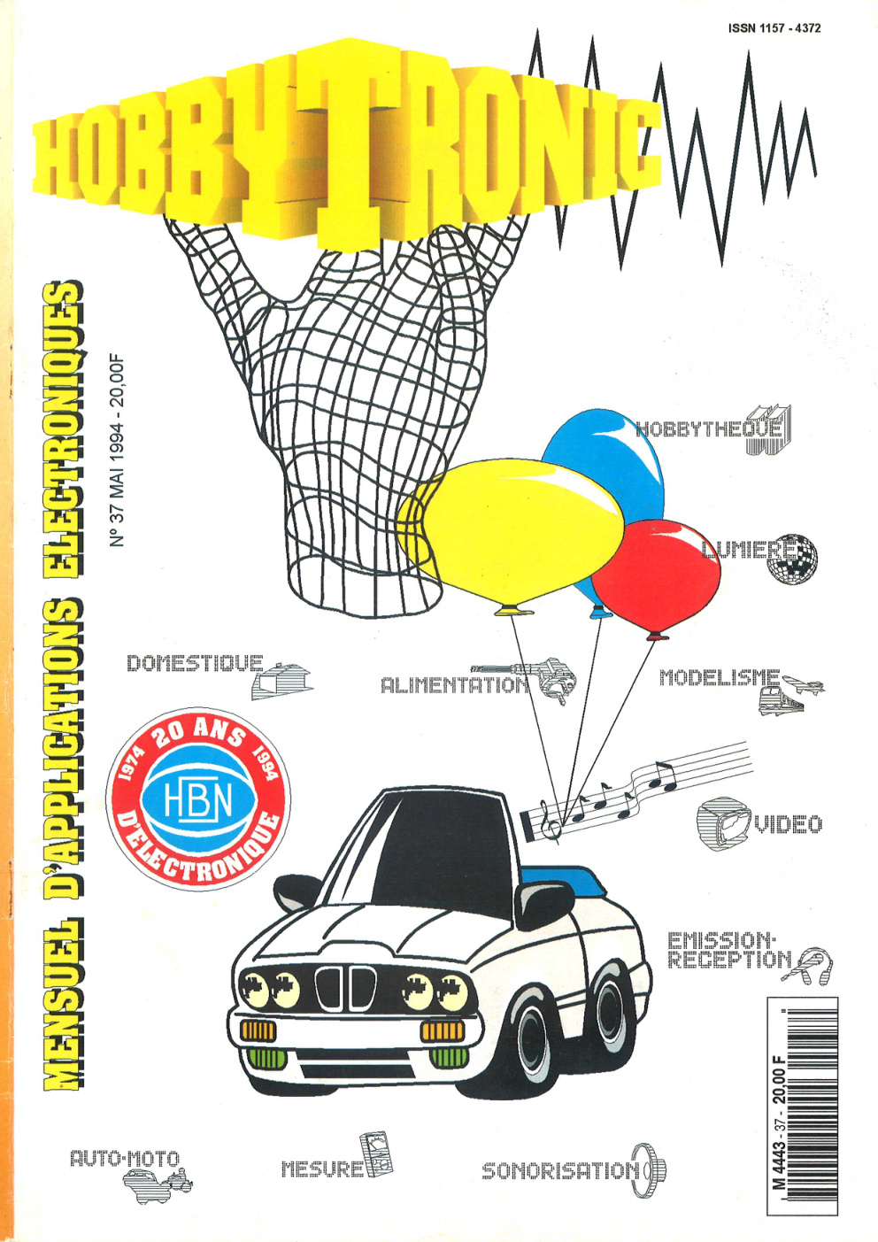 Première page de hobbytronic numero37