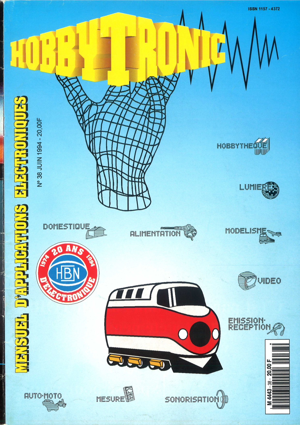 Première page de hobbytronic numero38