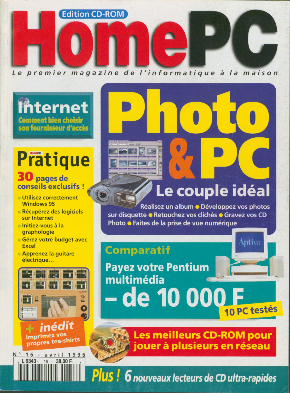 Première page de homepc numero16