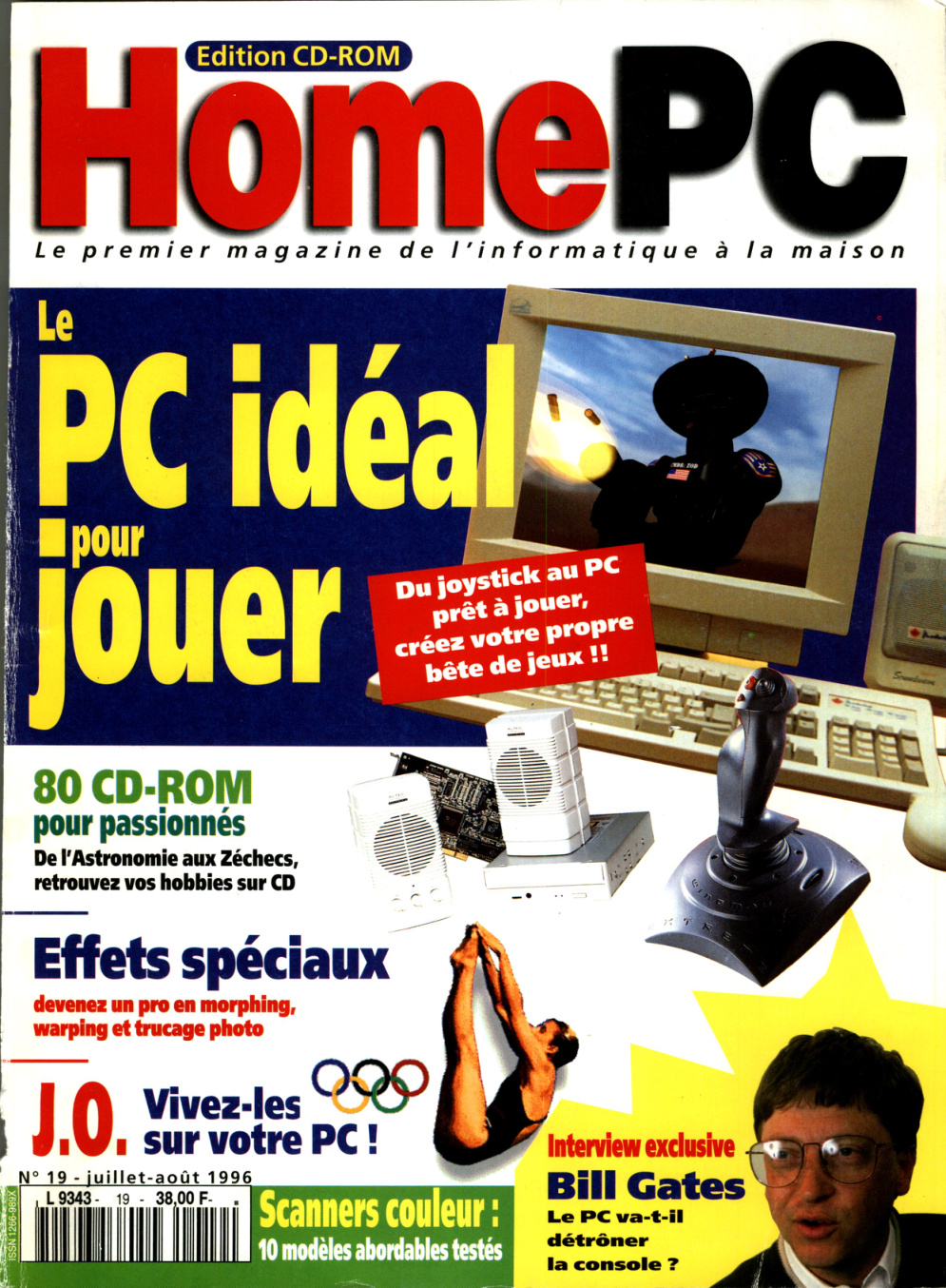Première page de homepc numero19