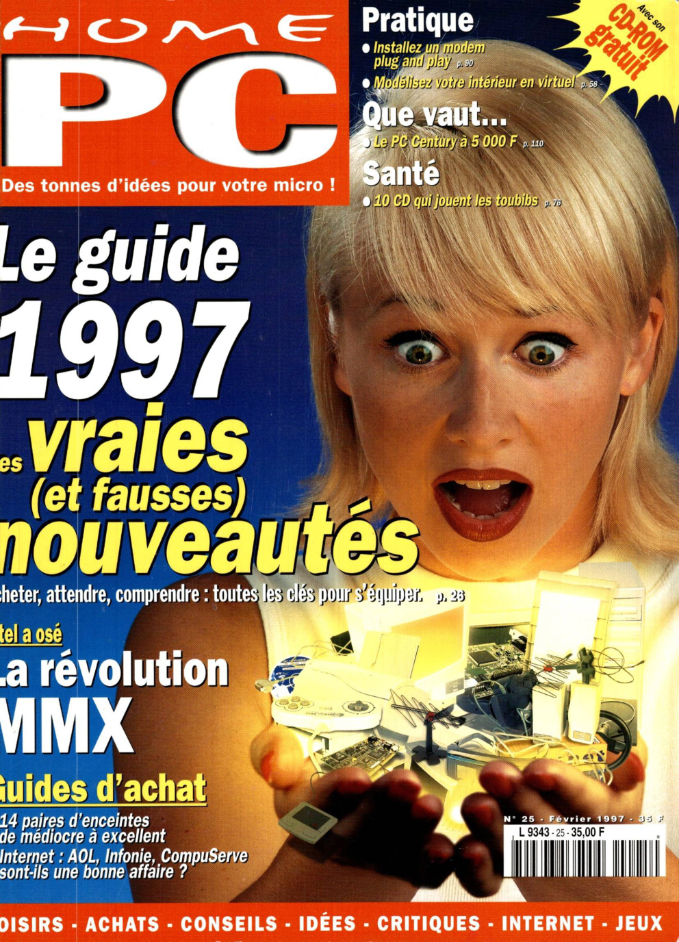 Première page de homepc numero25
