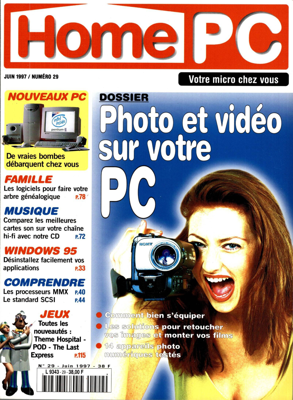 Première page de homepc numero29