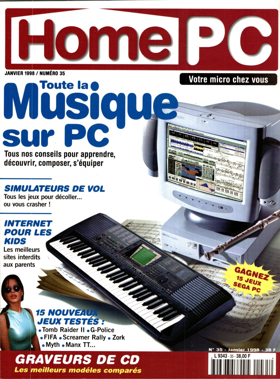 Première page de homepc numero35