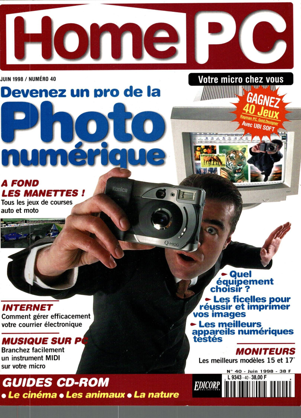 Première page de homepc numero40